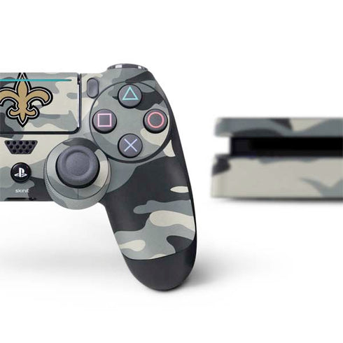 NFL New Orleans Saints Camo PS4 Slim Bundle Skin